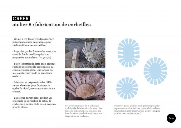 atelier 8 : fabrication de corbeilles 