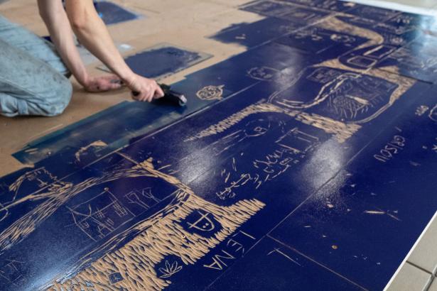 Encrage du plancher.