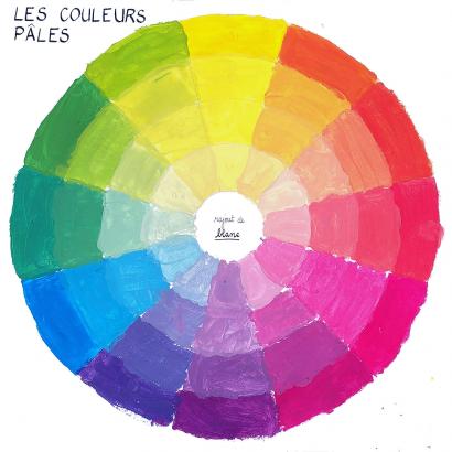 Les couleurs pâles