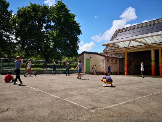 La cour de l'école