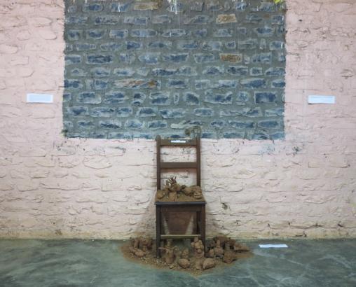 Le jour de l'exposition, école Passamainty village, Mayotte, 2021
