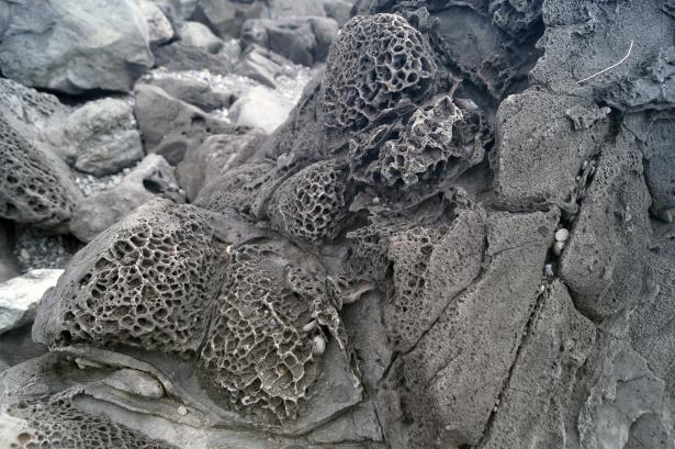 Erosion du basalte, Gouffre d'Etang Salé