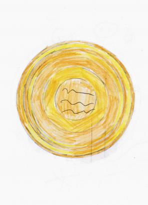 Dessin du Golden Record