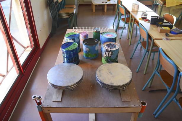 table de percussions