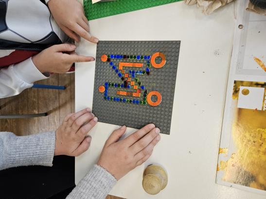 Les lettres - Lego print 