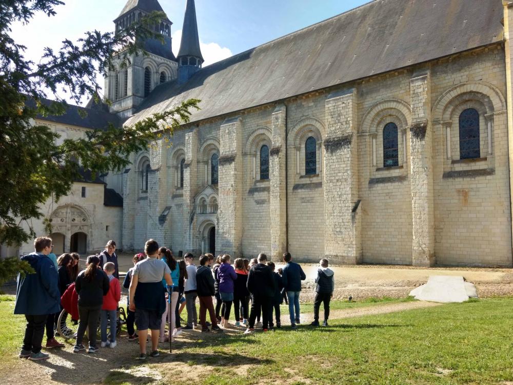 La visite de l'abbaye de Fontevraud