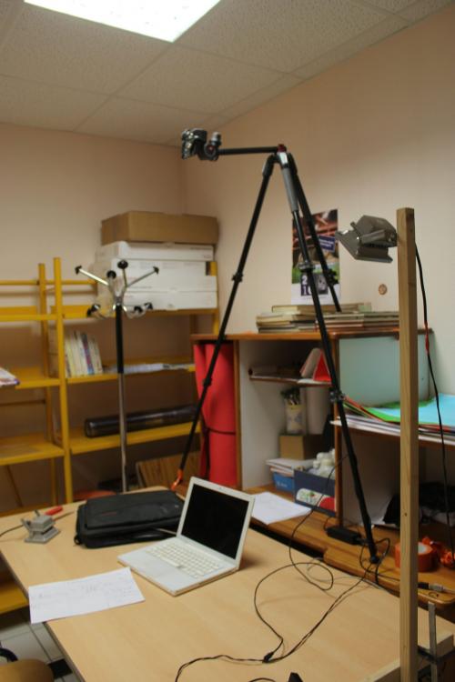 Le studio de tournage