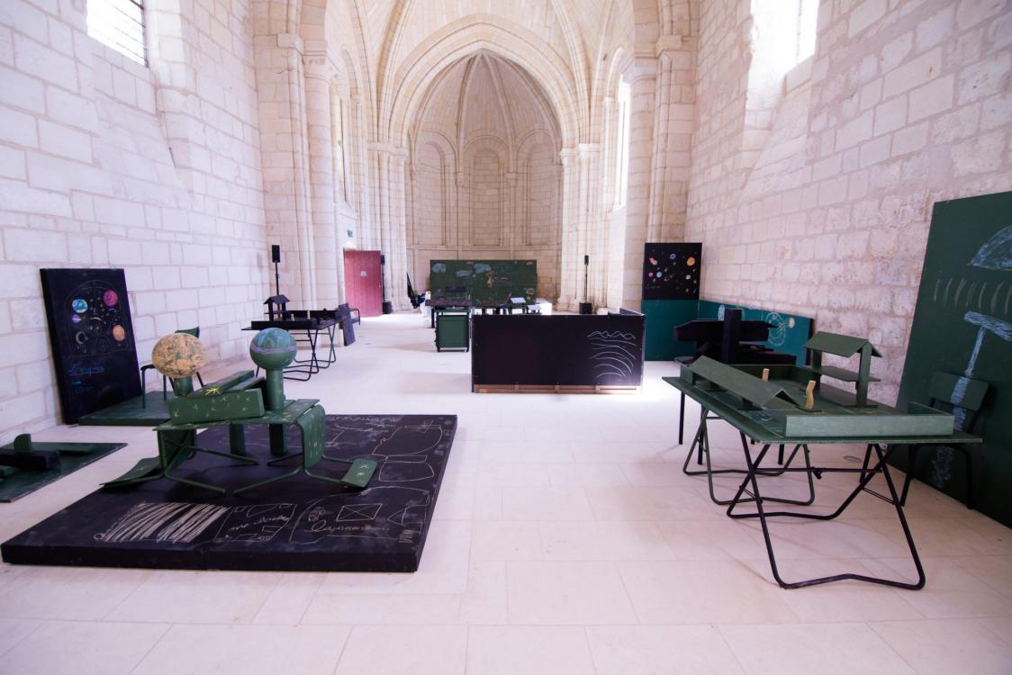 Exposition à l'Abbaye de Fontevraud le 9 juin 2018