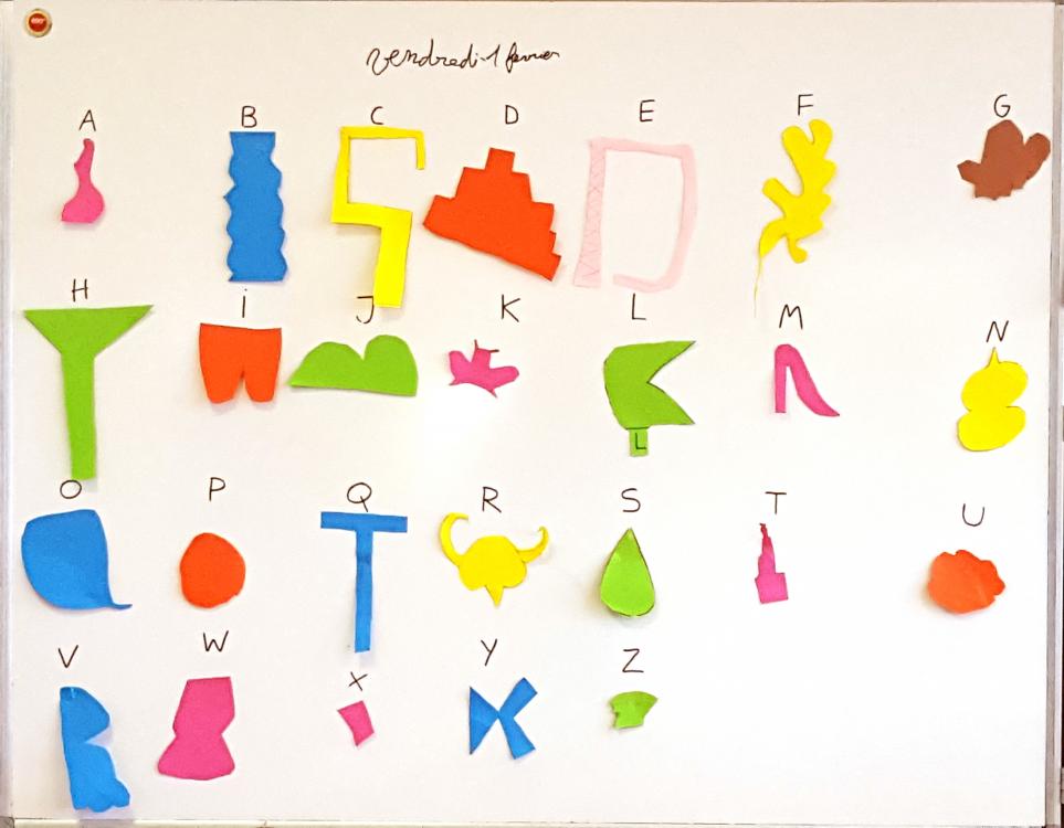 alphabet abstrait