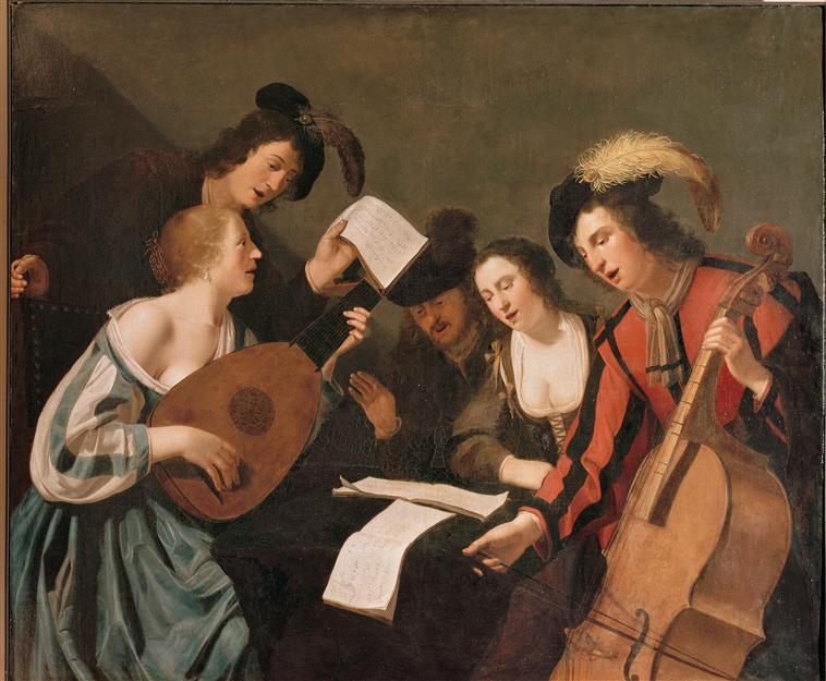 Anonyme français, "concert"