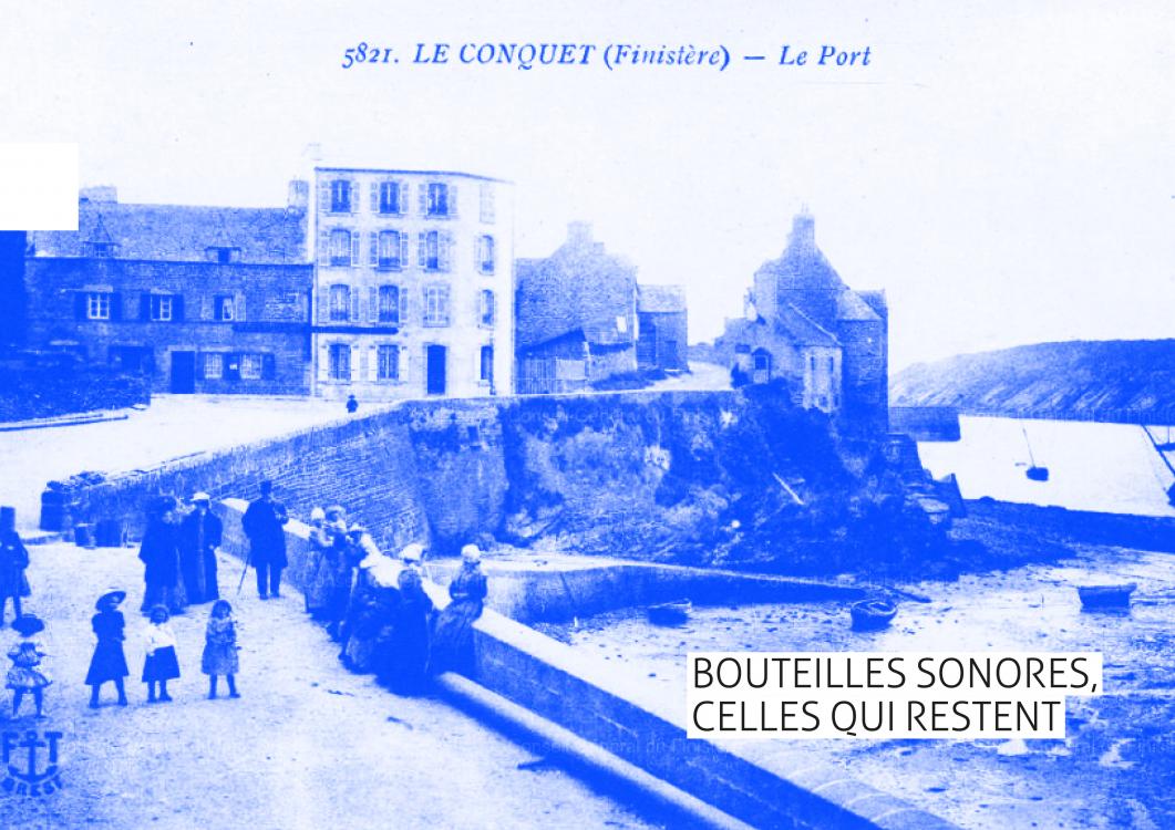 Image de couverture, carte postale du Conquet (vue du port)
