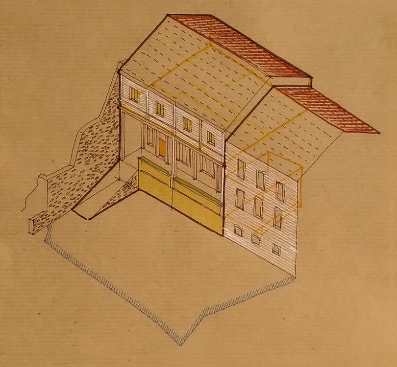 L'appartement, la salle de classe, l'atelier.