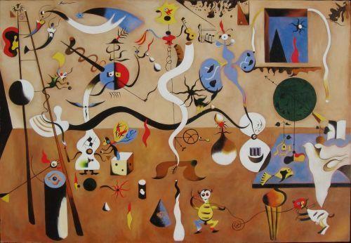 Le carnaval d'Arlequin, Joan Miró, 1924