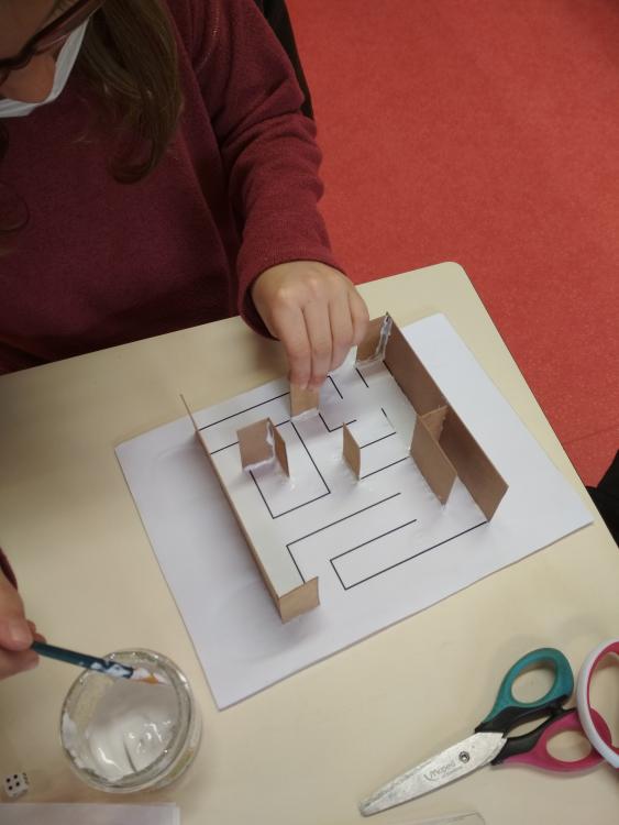 maquette d'un labyrinthe 