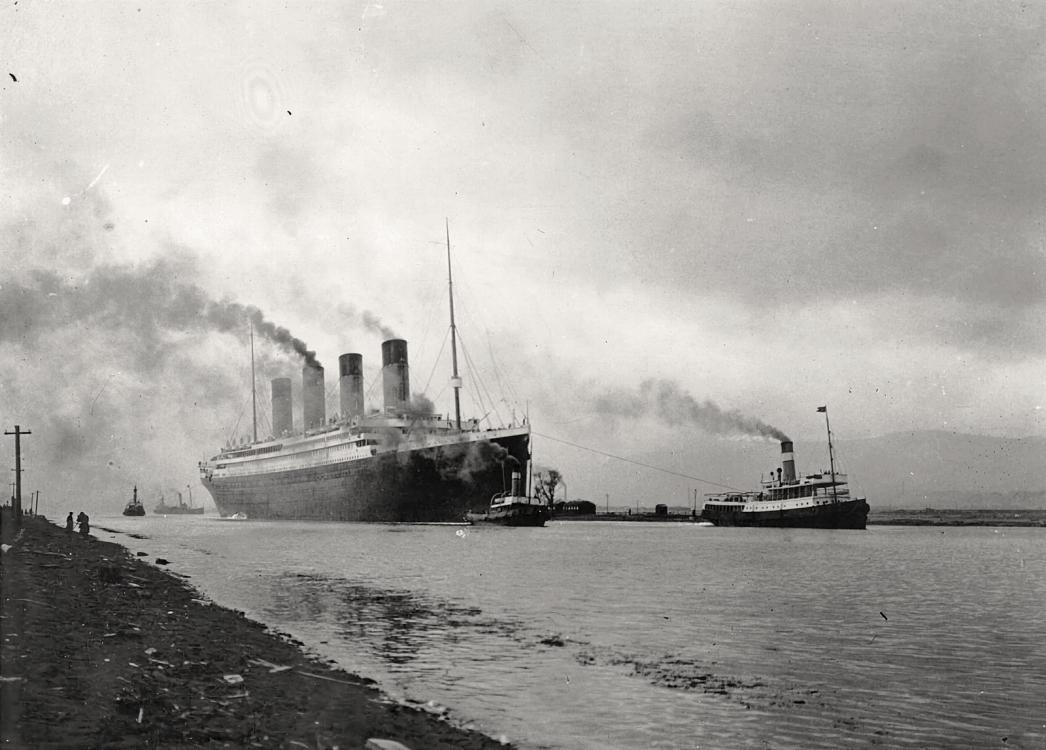 Le Titanic, 1912, auteur inconnu, National Archives and Records Administration