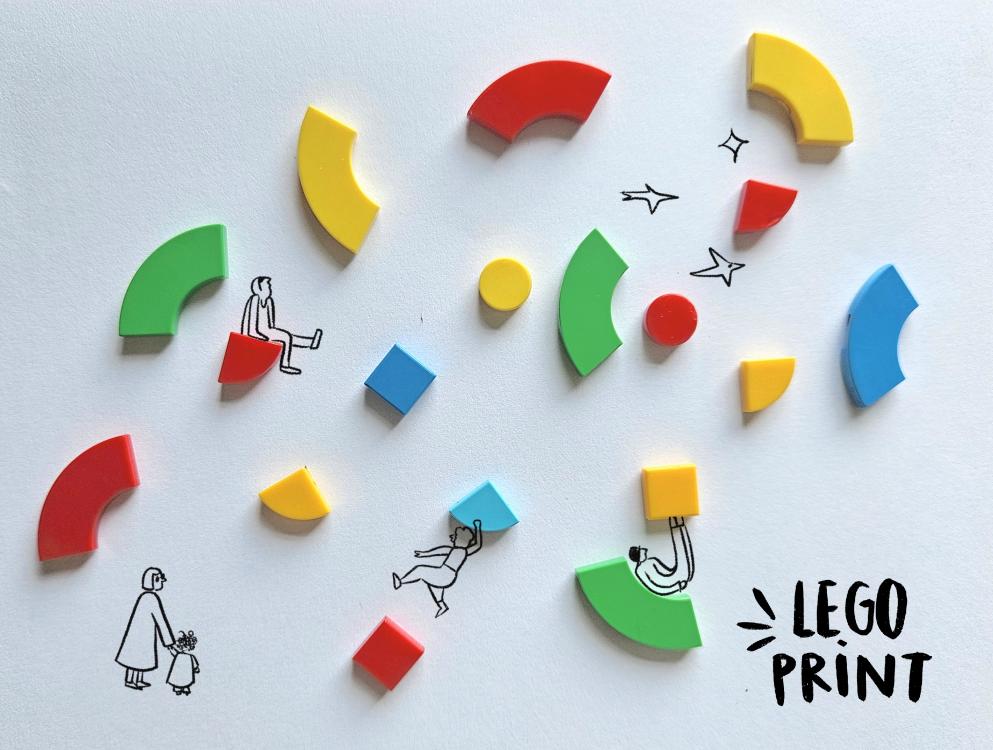 Lego print - Cerize Fournier 