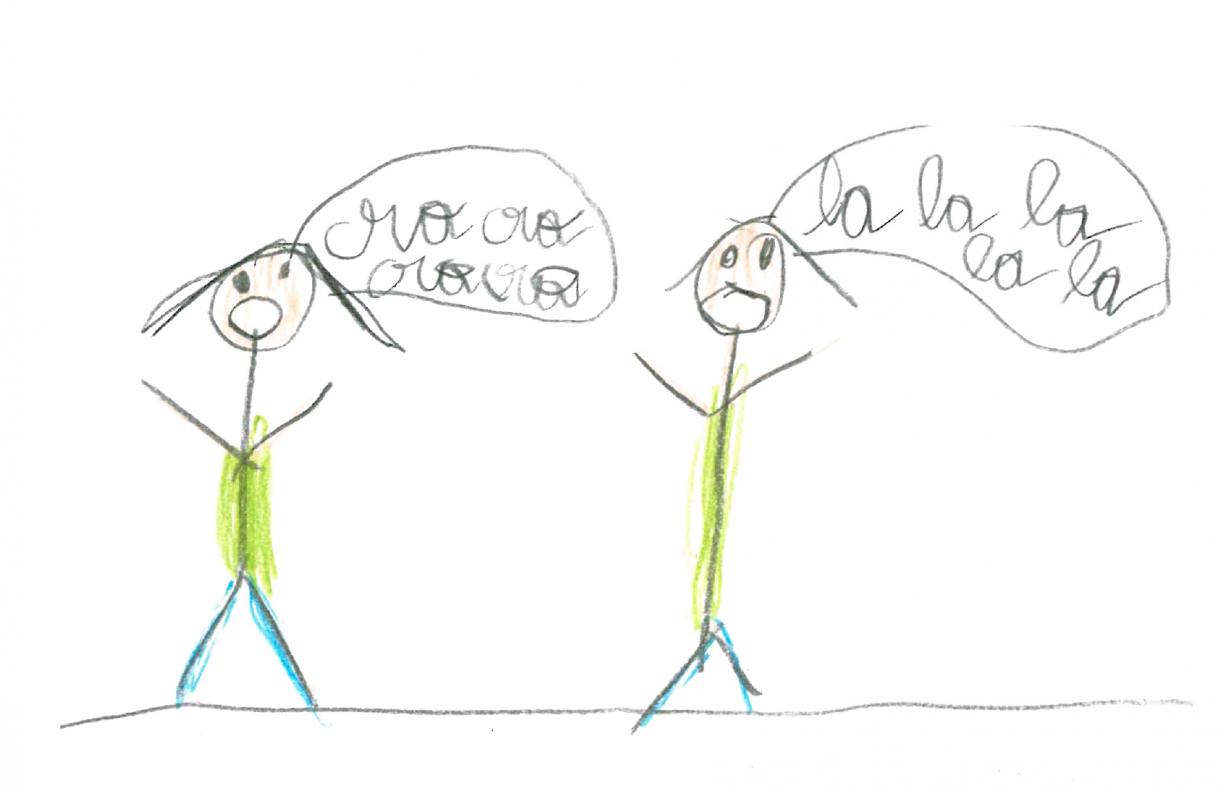 Dessin d'une enfant