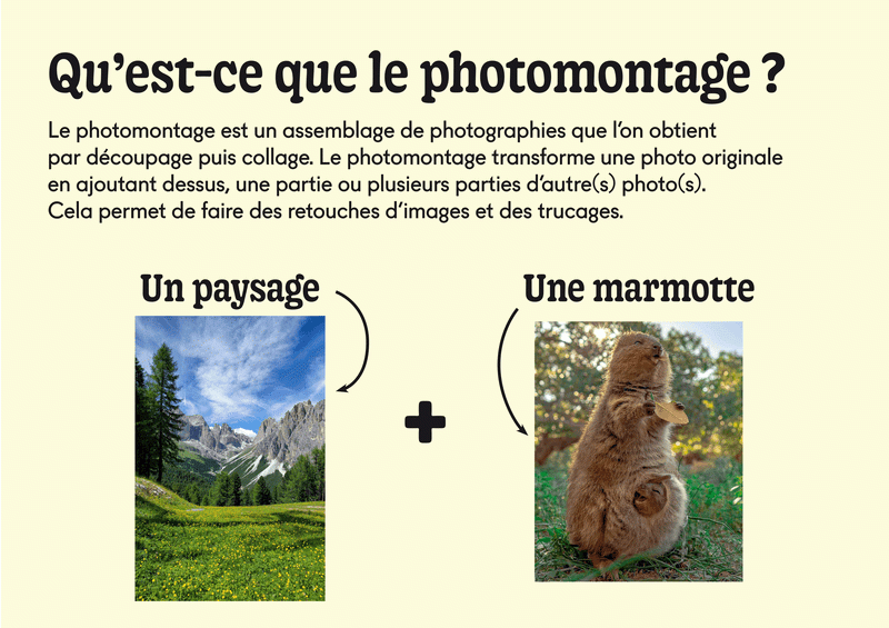 Démonstration d'un photomontage