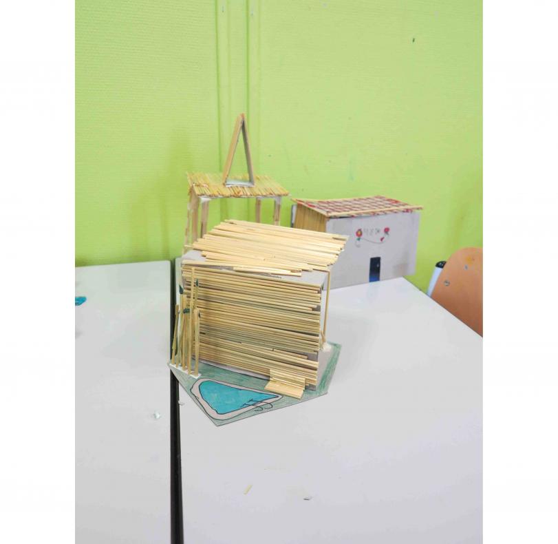 maquette en paille