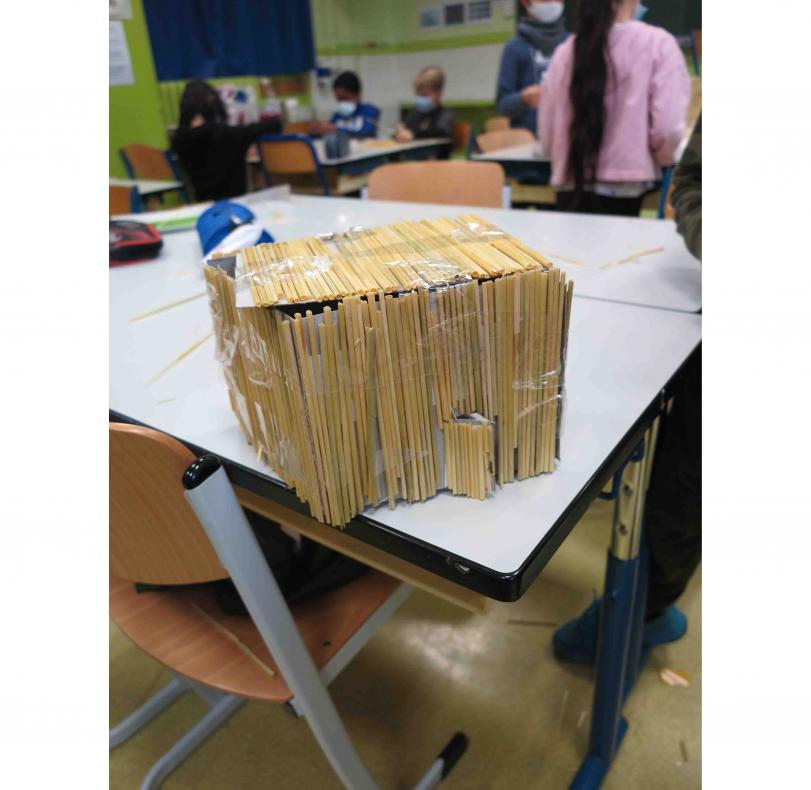 maquette en paille