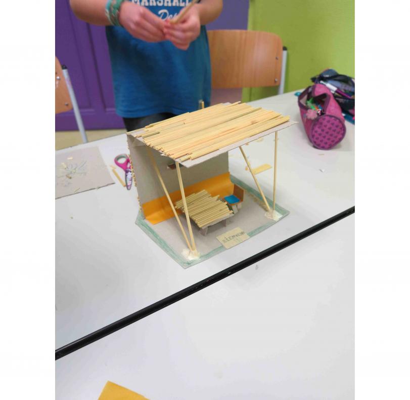 maquette en paille