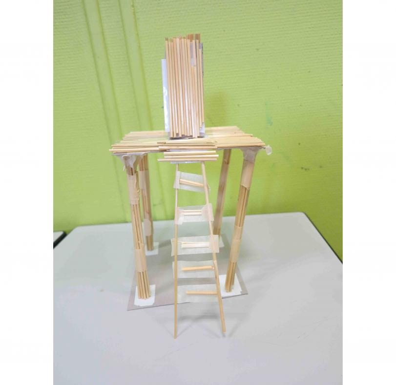 maquette en paille
