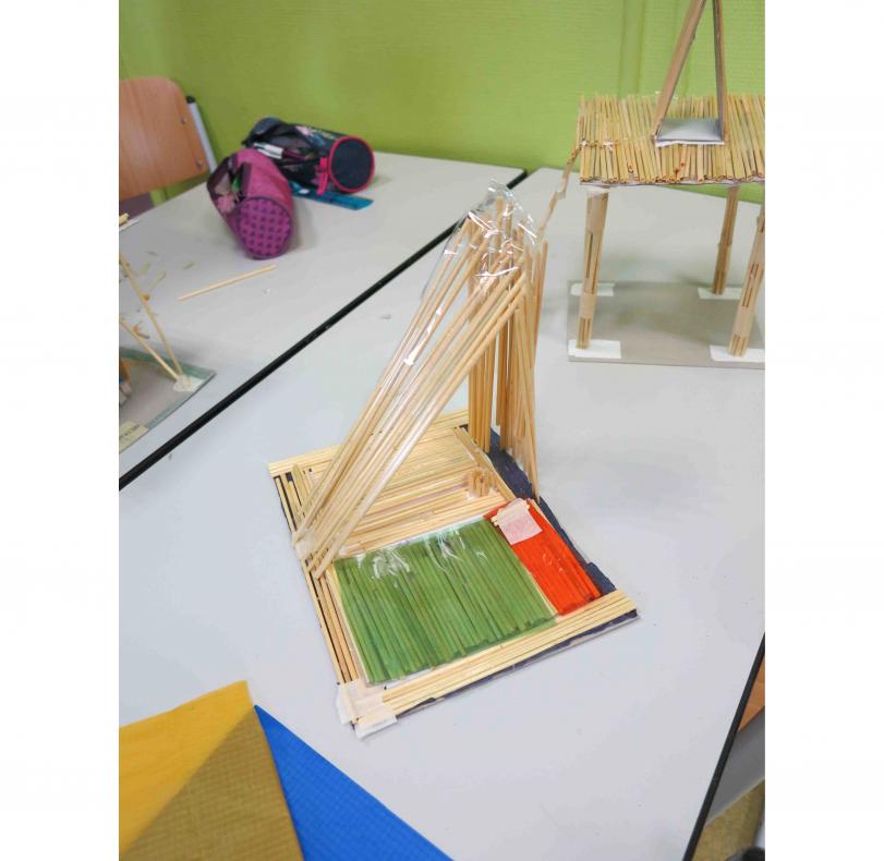 maquette en paille