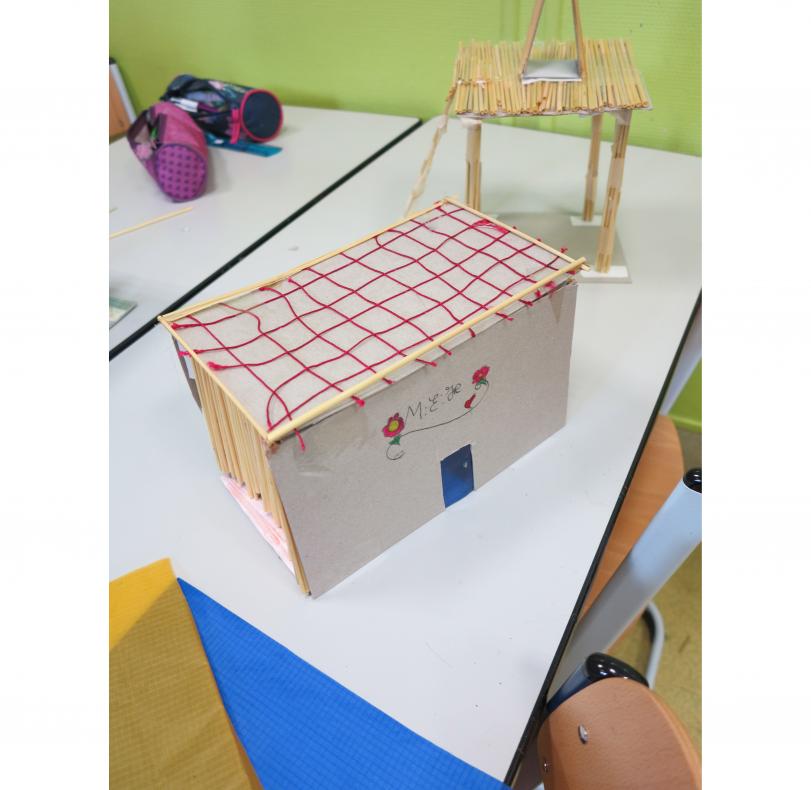 maquette en paille