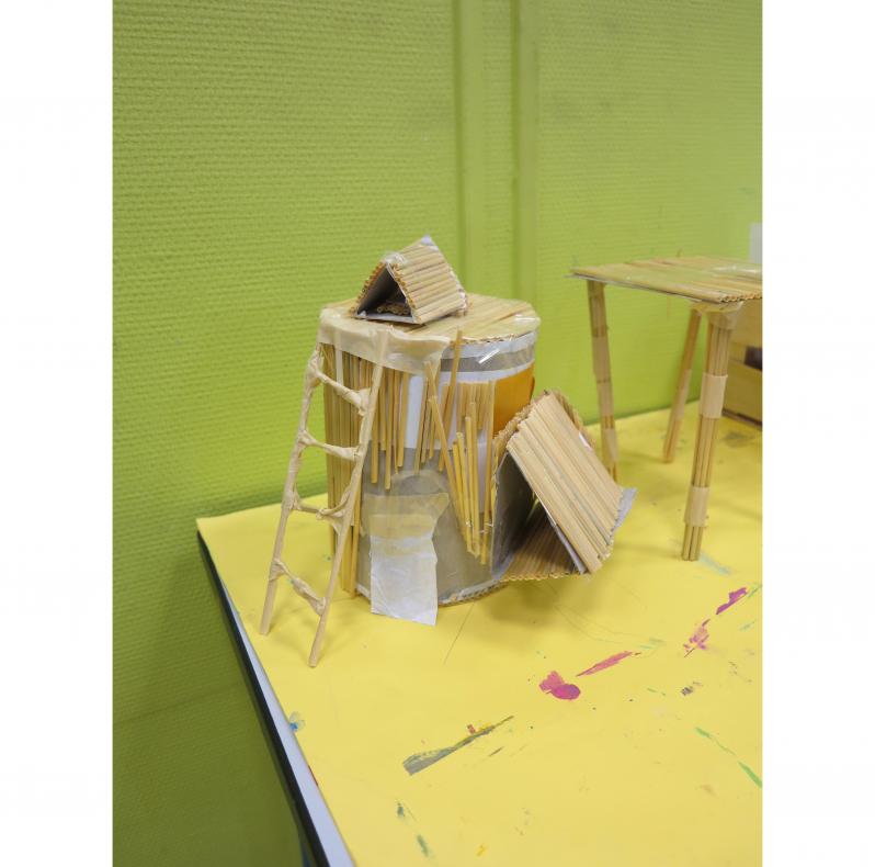 maquette en paille