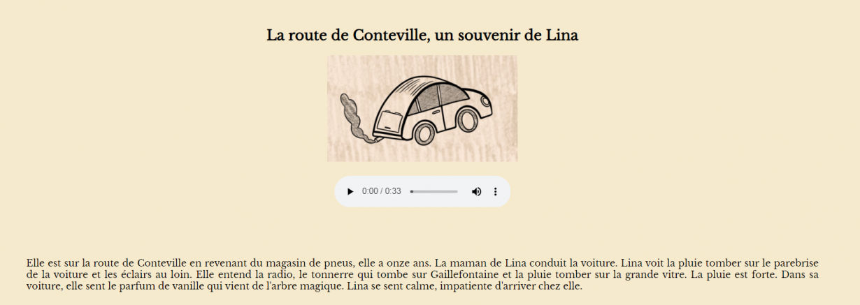 Texte de Lina