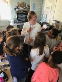 Visite surprise de Florine, la bergère