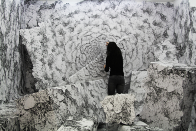 Installations de dessins