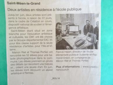 Article Ouest France