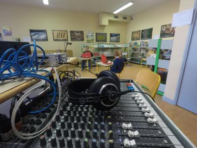 Un studio d'enregistrement dans l'école !