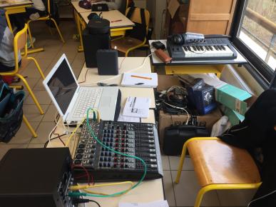 Mon petit-home studio, au fond de la classe