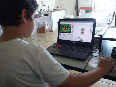 3eme semaine : Création d’un jeu sur logiciel Scratch