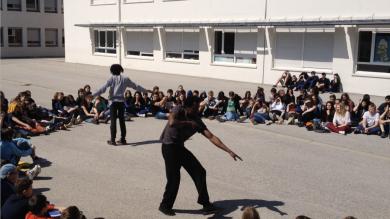 Performance 1 - voix intérieures au collège de Bourmont