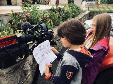 Tournage du film des enfants