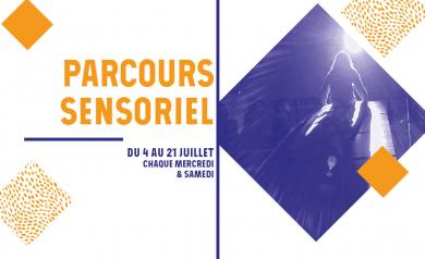 Parcours sensoriel, compagnie Retouramont