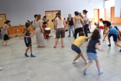 Répétitions dans la salle de Virigneux