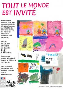 nina lechartier exposition residence remilly les marais