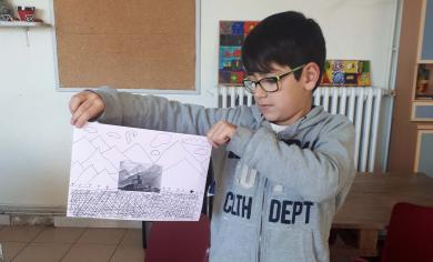 Léo et son dessin