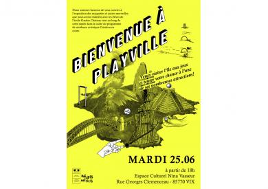 Affiche Exposition Playville