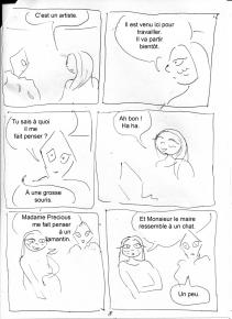 storyboard bande dessinée nina lechartier