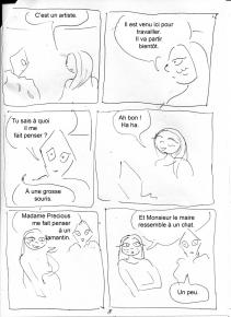 storyboard bande dessinée nina lechartier