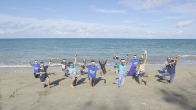 pam5 sur la plage