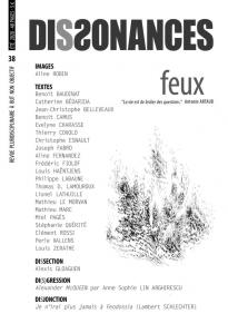 Couverture Dissonances