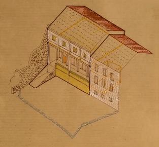 L'appartement, la salle de classe, l'atelier.