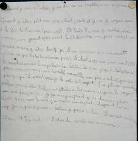 Objet du jour: le texte de l’atelier d’écriture d’une élève a été choisi par les élèves.