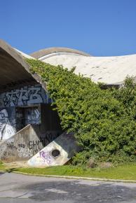 Ancien stade de boxe à la point de l'Ile Saint Denis. Aujourd'hui lieu de rencontre envahi par le lierre.